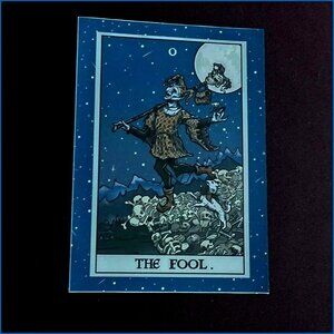 New- Terror Tarot Major Arcana Tapestry "The Fool"